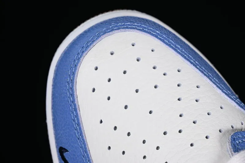 All categories Air Jordan Jordan series basketball shoes Air Jordan 1 Low Z version Air Jordan 1 Low AJ1 Joe 1 black and white blue burst pattern low-top cultural basketball shoes DZ0791-102